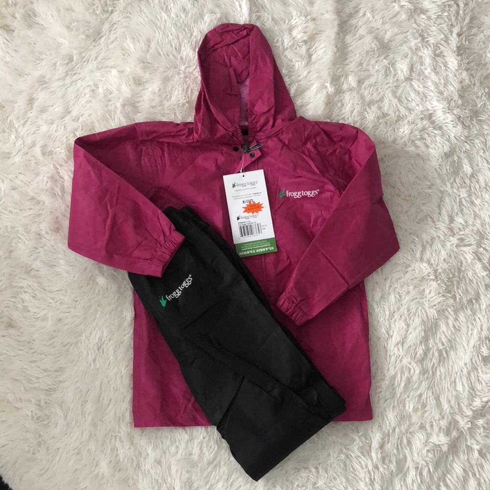 FROGG TOGGS Youth Polly Woggs Waterproof Breathable Rain Suit